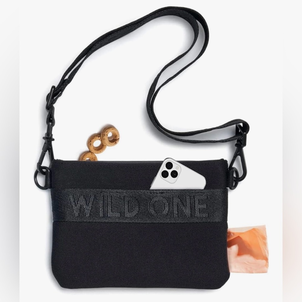 Wild One Treat Pouch - Recycled Knit - Black - Picture 11 of 15